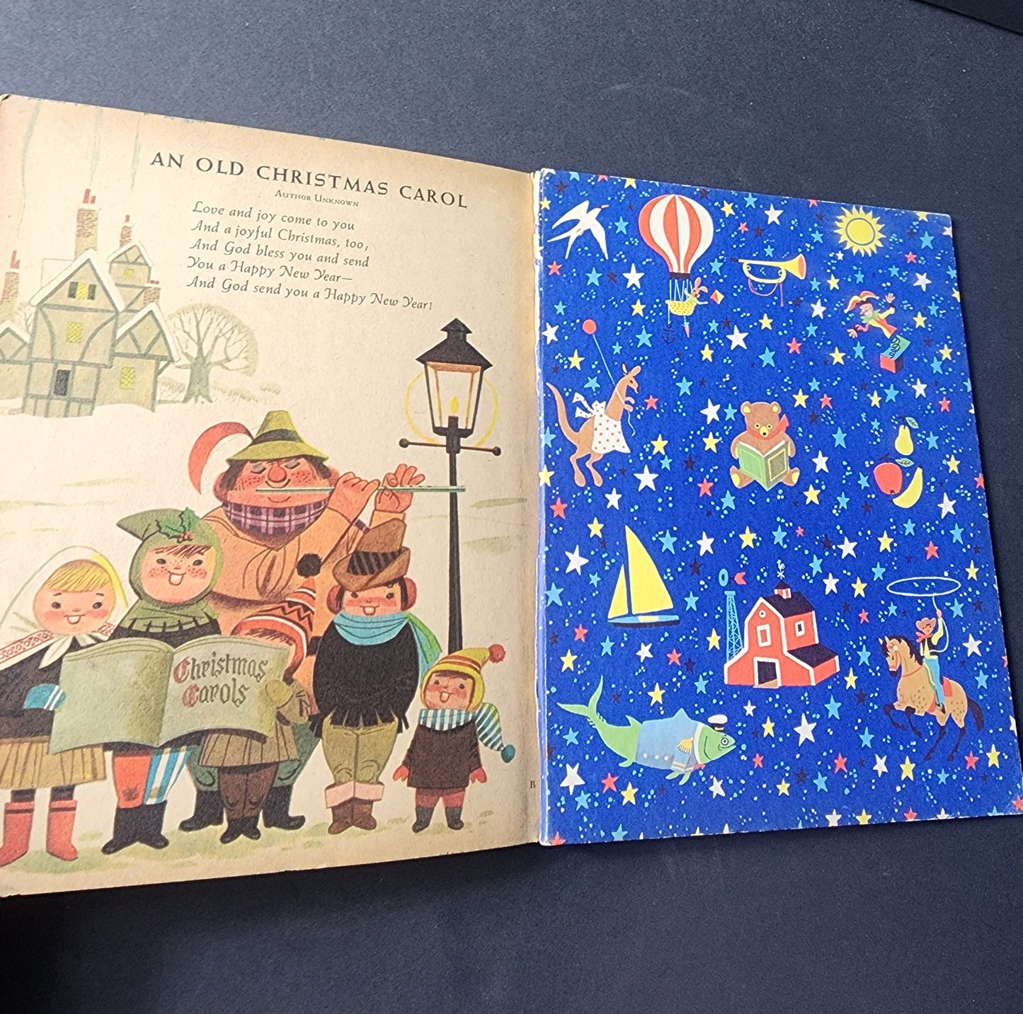 My Christmas Treasury" is a classic Little Golden Book published in 1957 by Golden Books. A Giant little Golden book