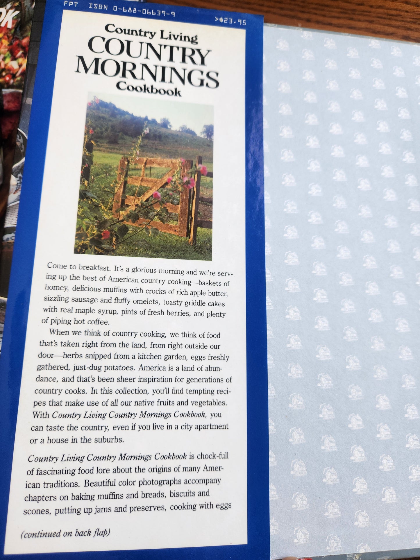 Country Living Country Mornings Cookbook Breakfast Recipes Lucy Wing Hardcover