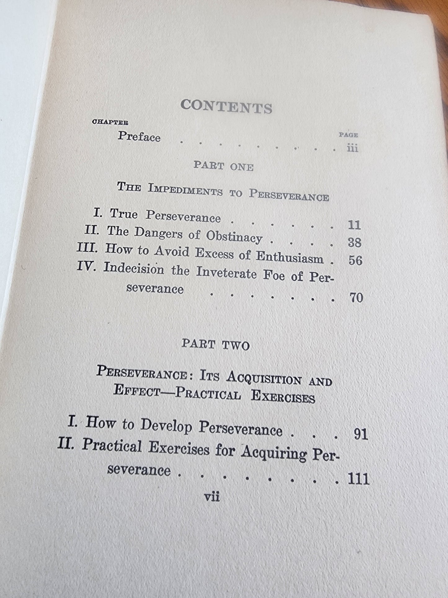 Perseverance , How to Develop  It 1916 (Mental Efficiency  Series) By H. Besser