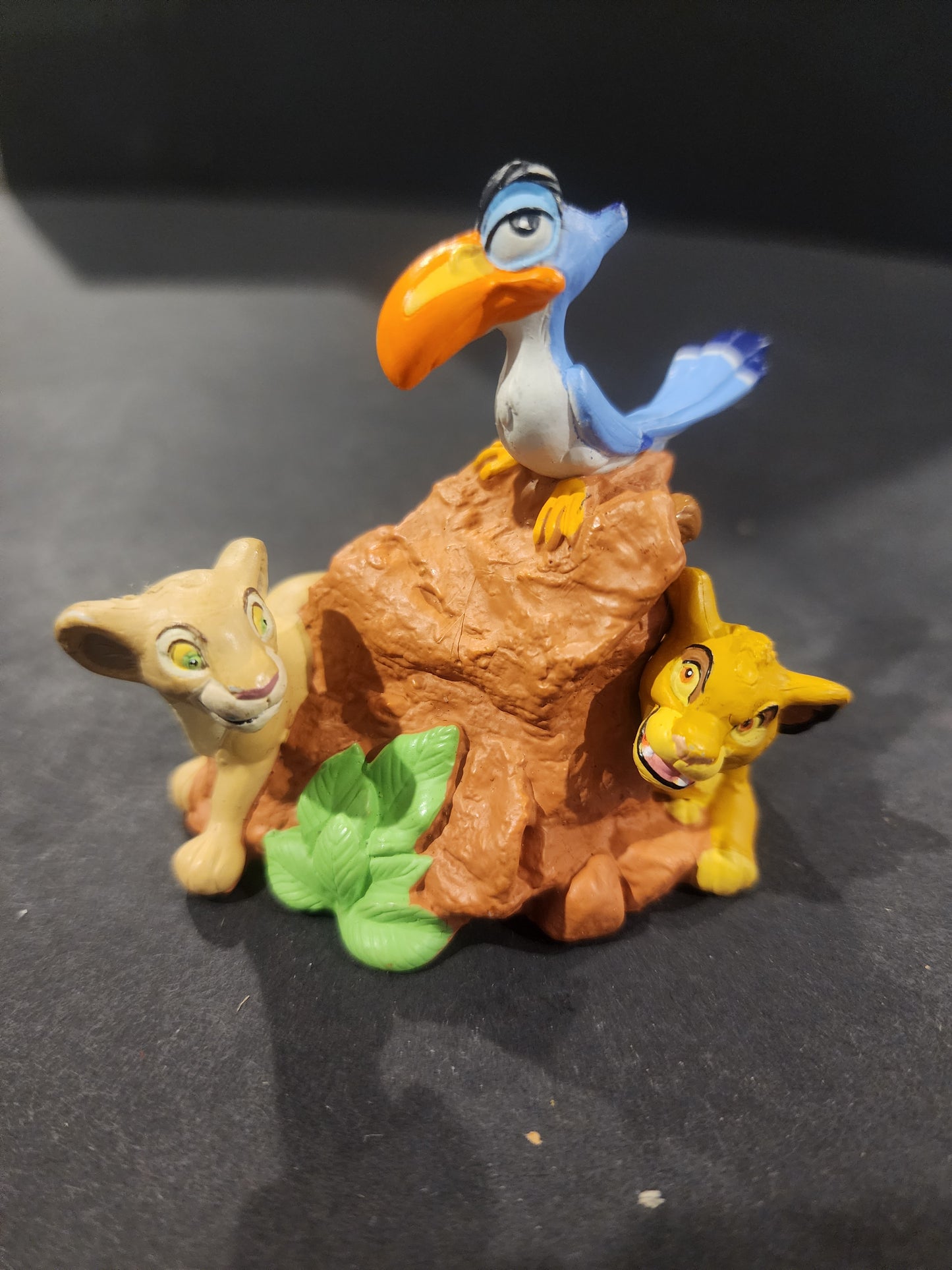 Vintage Disney's The LIon King NALA ZAZU & SIMBA PVC Figure Cake Topper Toy