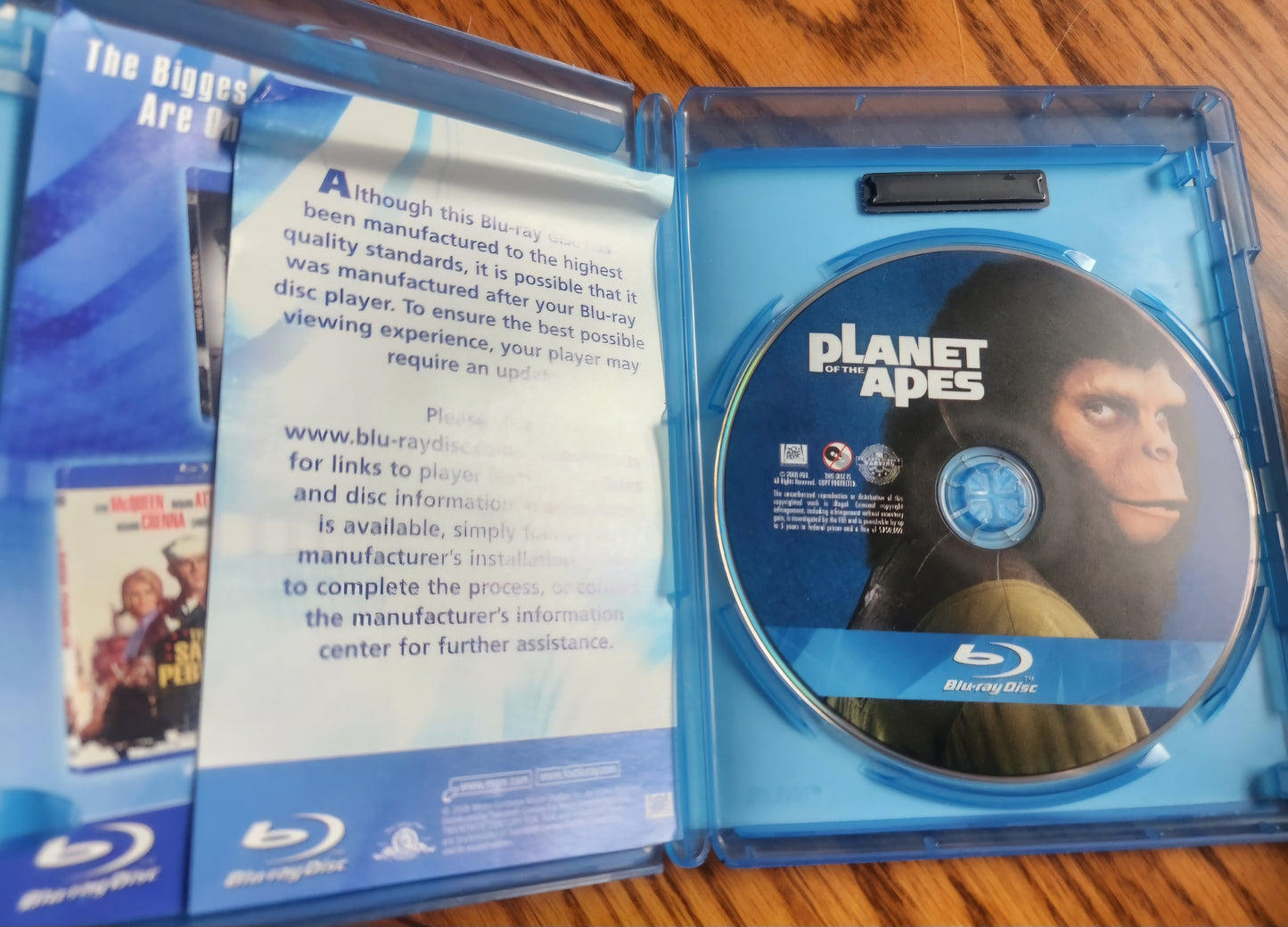 Planet of the Apes Blu-ray Disc 2008 Classic Sci-Fi Movie Retro Cover