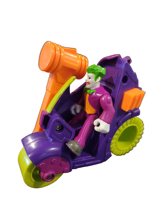 Imaginext The Joker Figure & Hammer Action Cycle Vehicle DC Friends Fisher Price