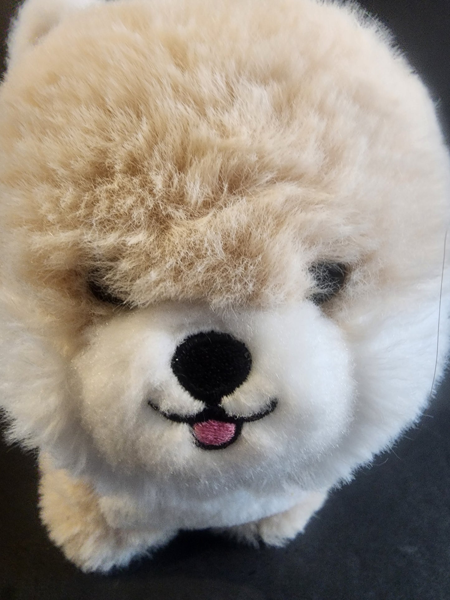 Pomeranian Puppy Beige & White Plush Soft Aurora Stuffed Animal