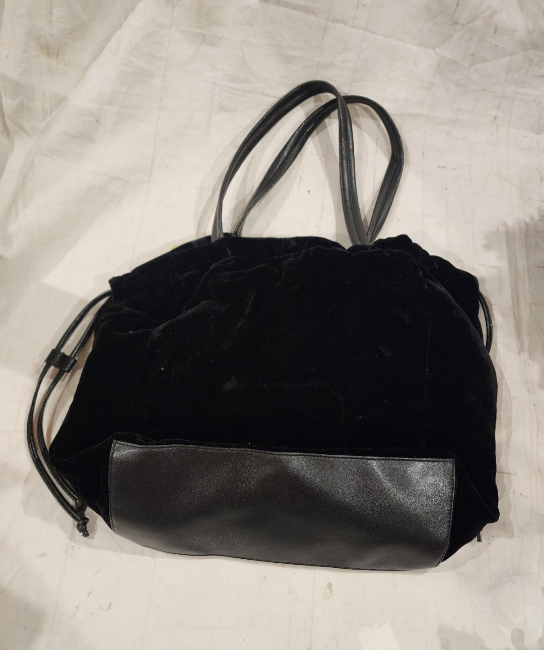 Victoria's Secret Black Velvet Bag
