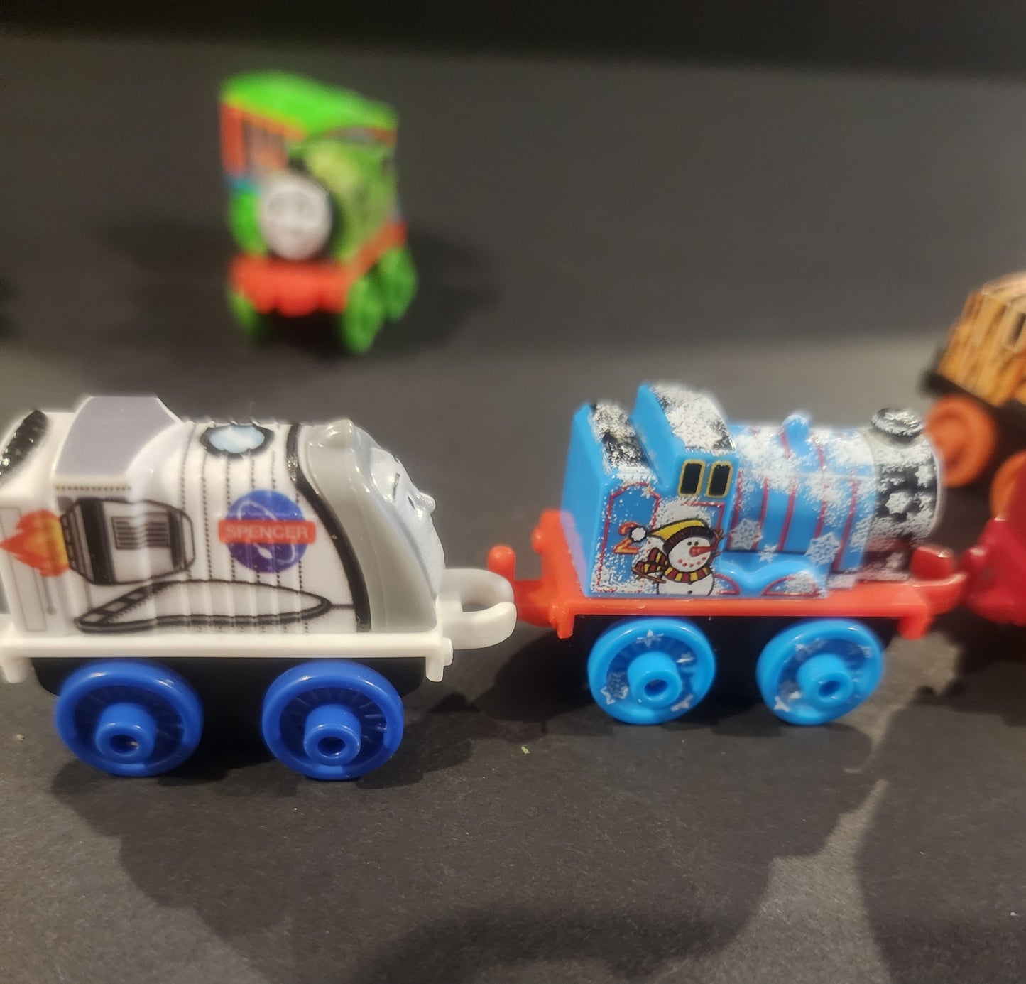 Thomas & Friends Minis Lot of 9 - Rare Themes (Tiger, Graffiti, Metallic & More)