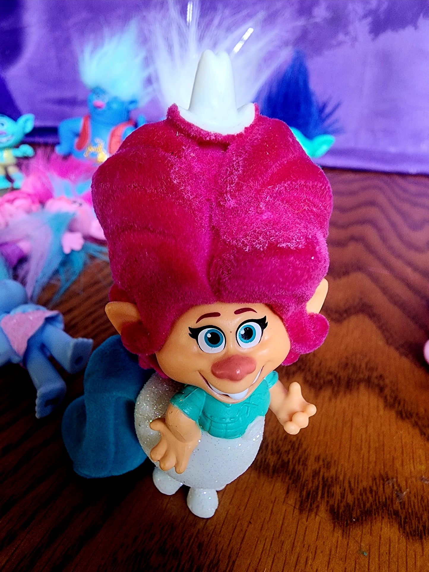 DreamWorks  29 Troll Figures 1" & 3.5" Dolls Lot Hasbro. Pre-owned