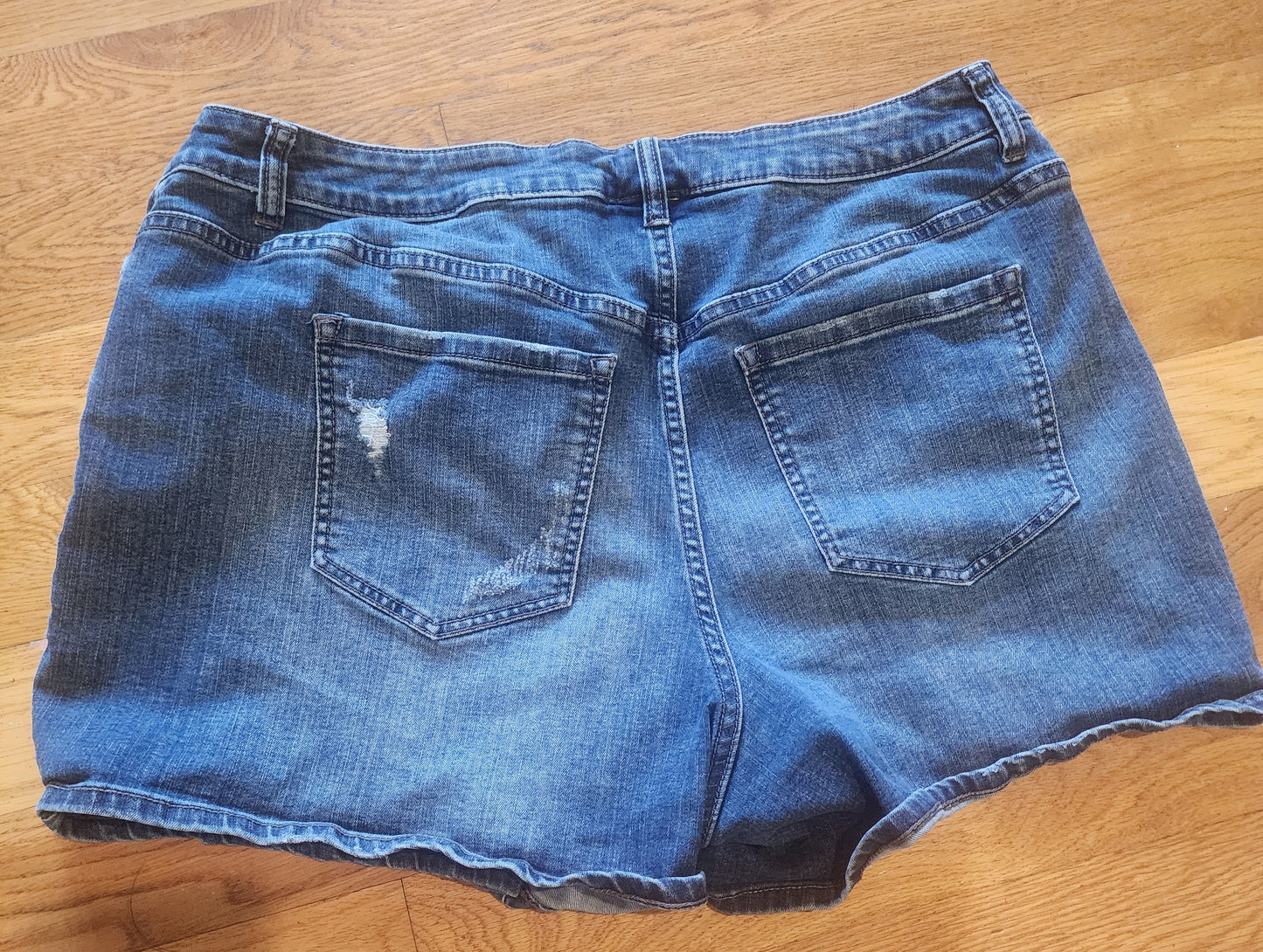 Blue Jean Shorts by Venezia exclusively from Lane Bryant 18