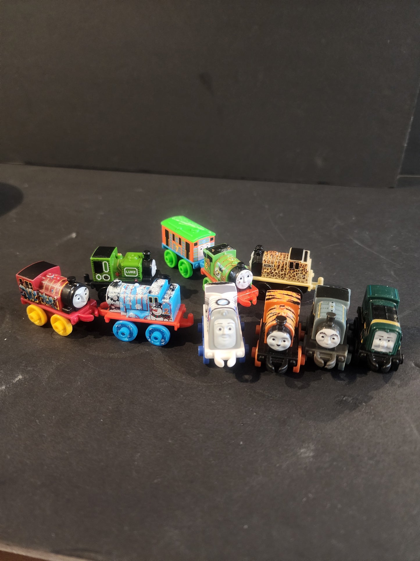 Thomas & Friends Minis Lot of 10 - Rare Themes (Tiger, Graffiti, Metallic & More)