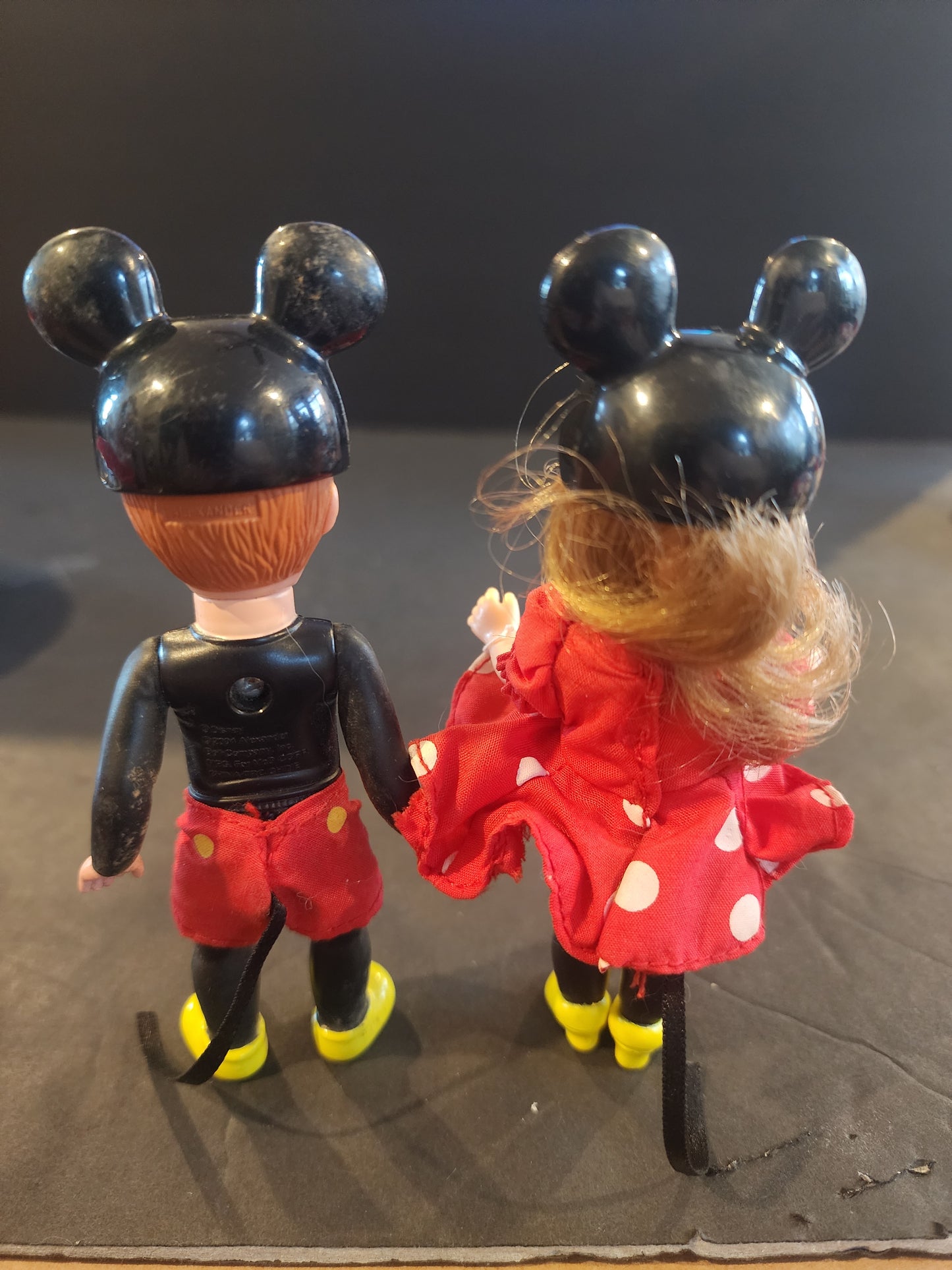 Vtg 2004 MCDONALD'S DISNEY''S MOUSEKETEERS MADAM ALEXANDER DOLLS SET /2 aprox. 5"