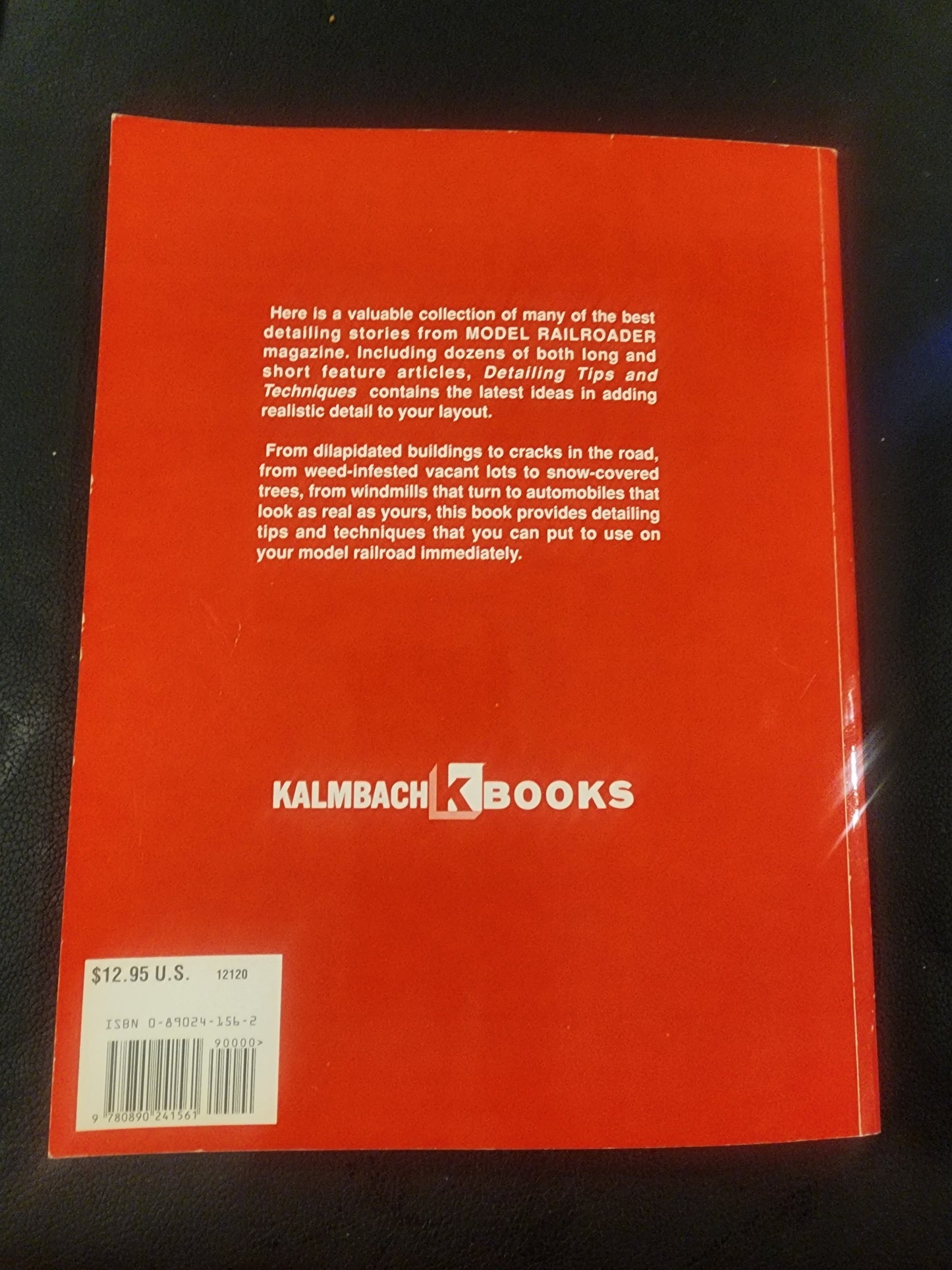 Detailing Tips Techniques Handbook 35 Model Railroader Books ISBN 0890241562