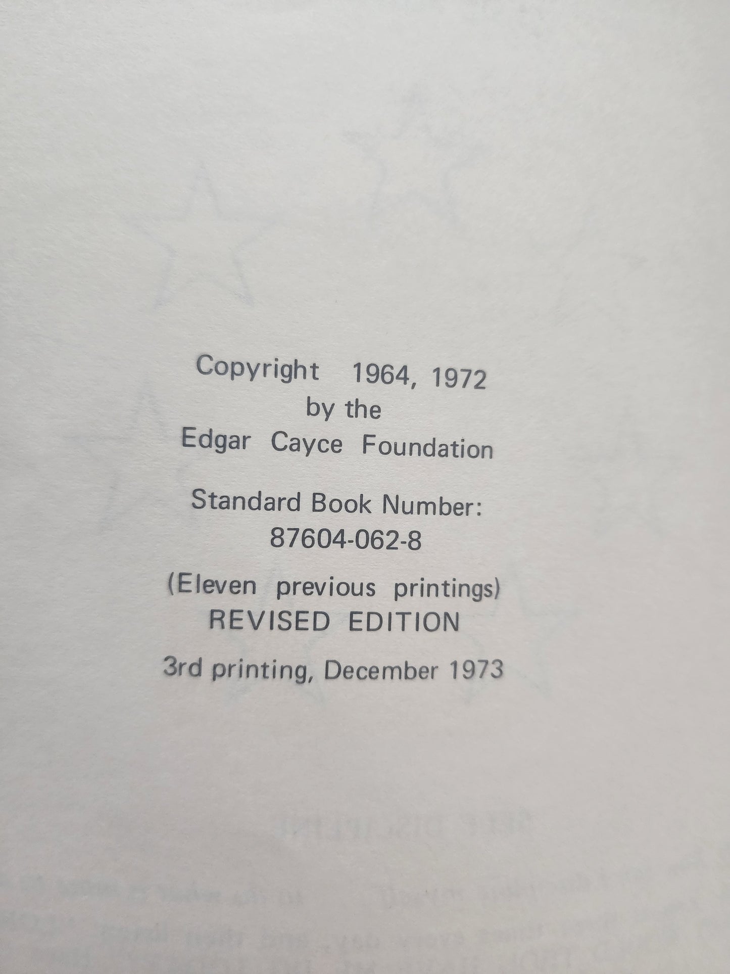 Meditation: Gateway to Light based on the Edgar Cayce Readings pb book 1972
