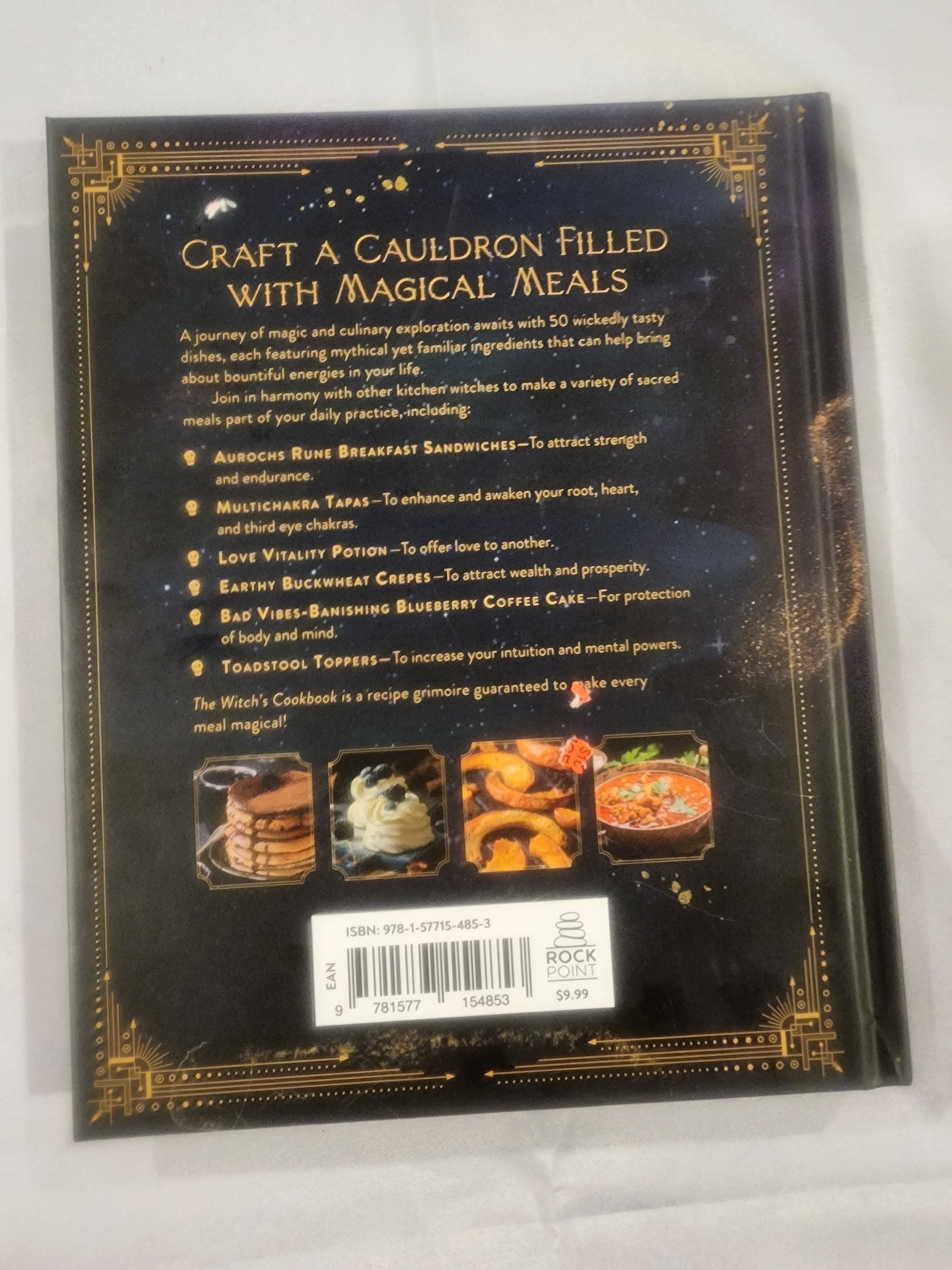 The Witch's Cookbook: 50 Wickedly Delicious Witchcraft-Inspired Recipes HB Book