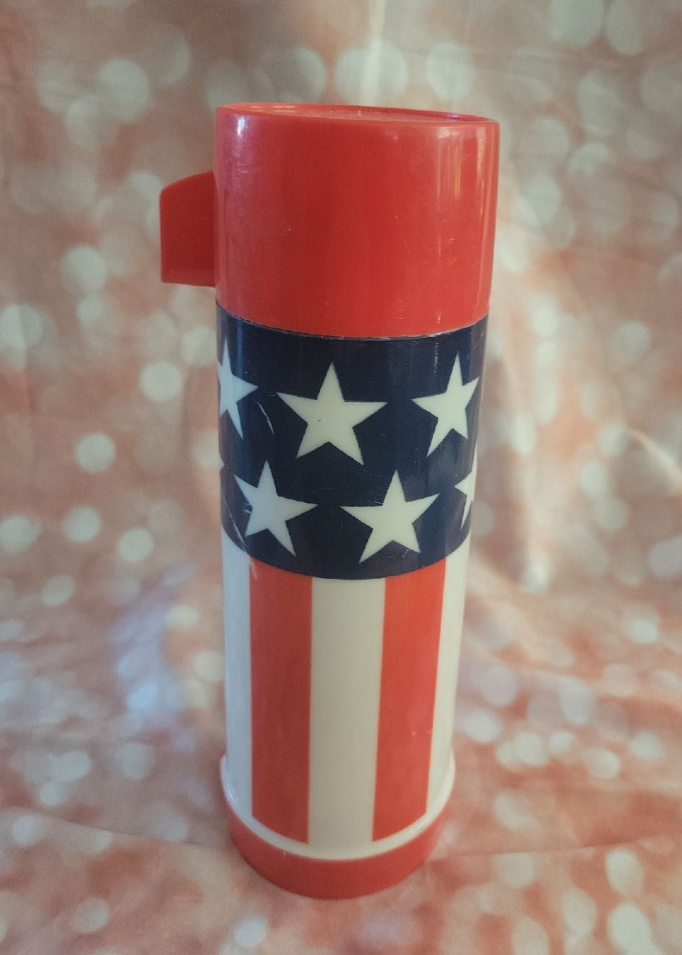Vintage Aladdin American Flag Bondex Thermos