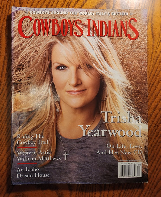 Cowboys and Indians - Magazine Trisha Yearwood January 2008