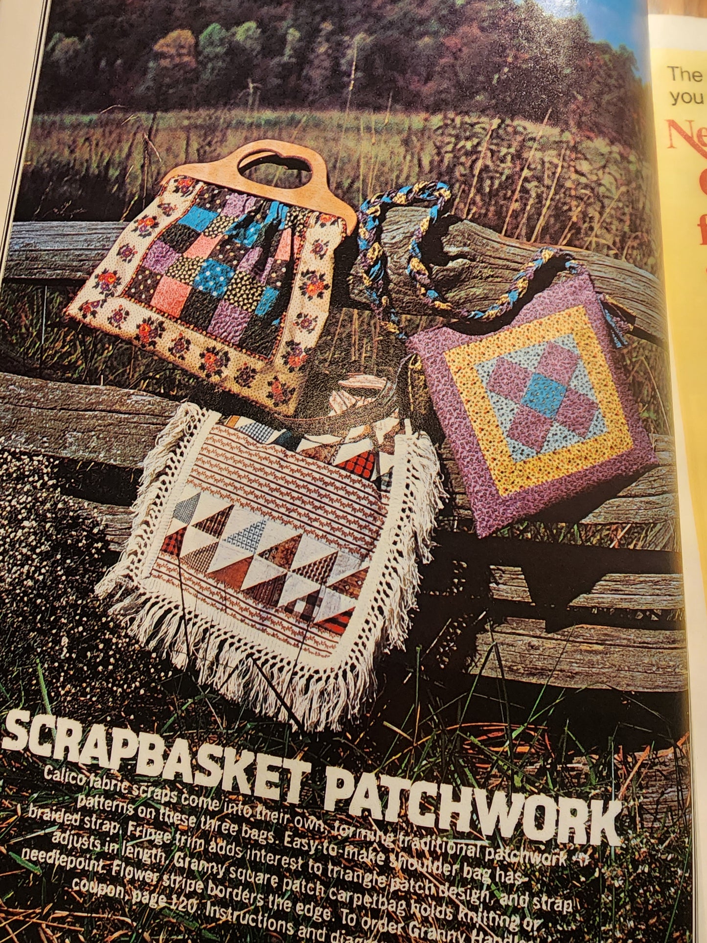 Vintage Family Circle Great Ideas July 1977 113 Fashions & Crafts southwest