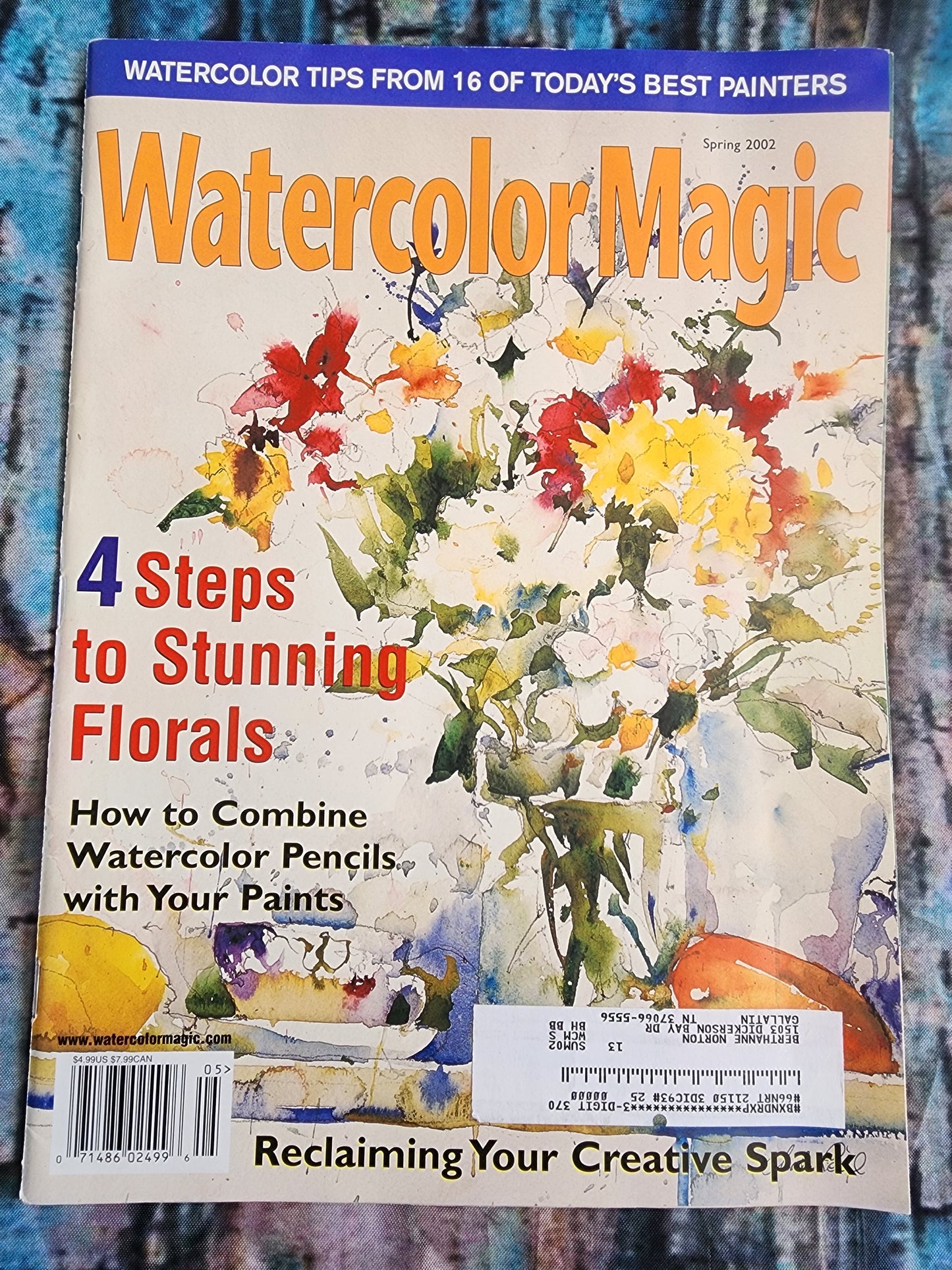 Watercolor Magic Magazine Spring 2002 tips of today's best painters