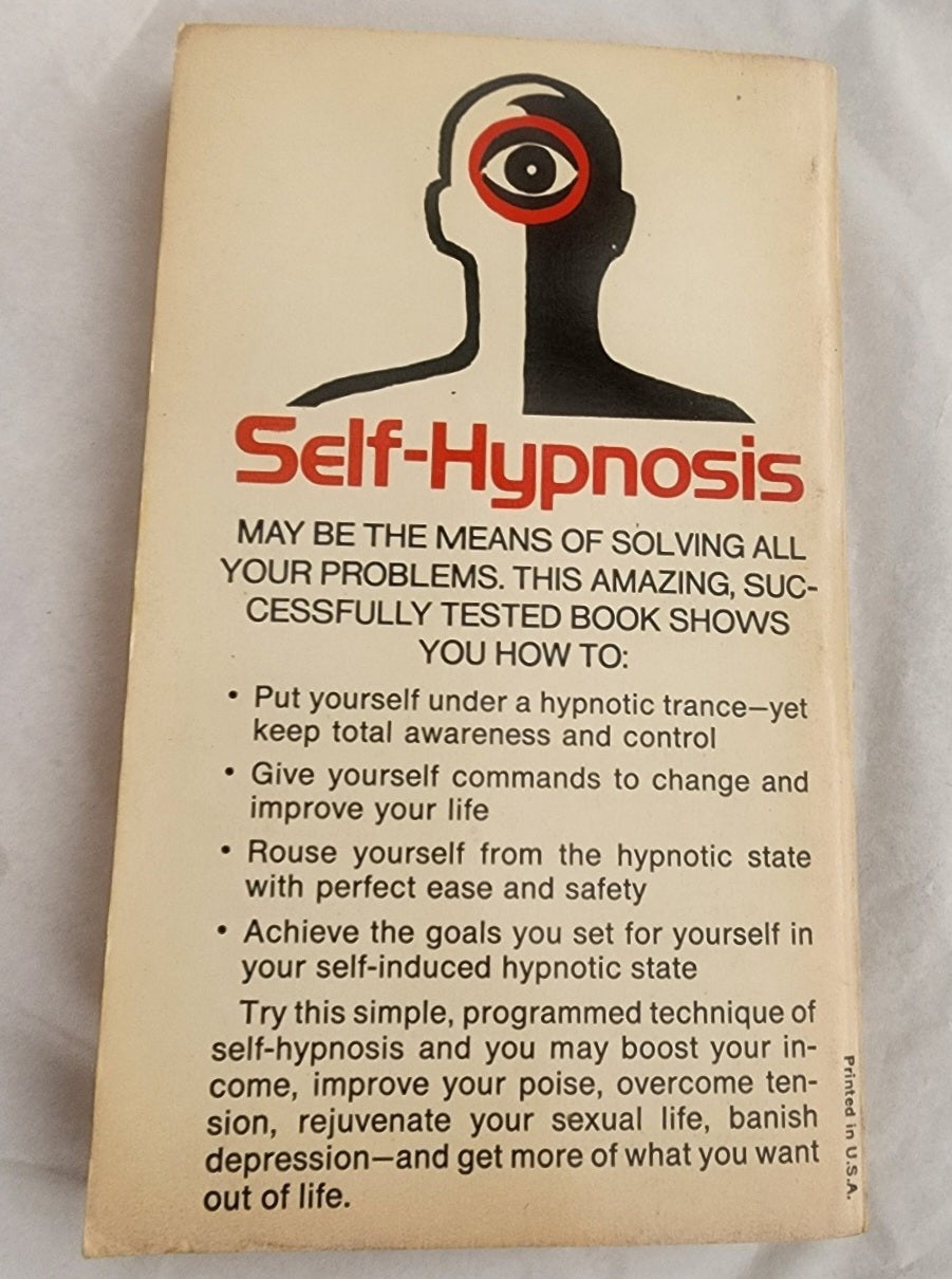 Helping Yourself with Self-Hypnosis pb book by Frank s. Caprio 1971