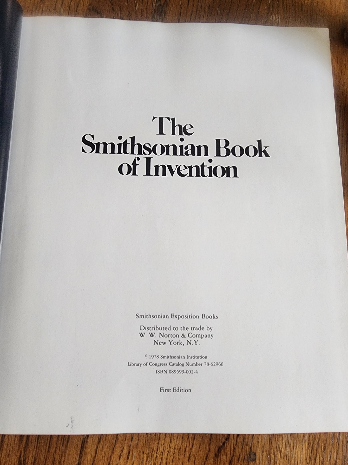 The Smithsonian Book Of Invention Smithsonsian Exposition Books 1978