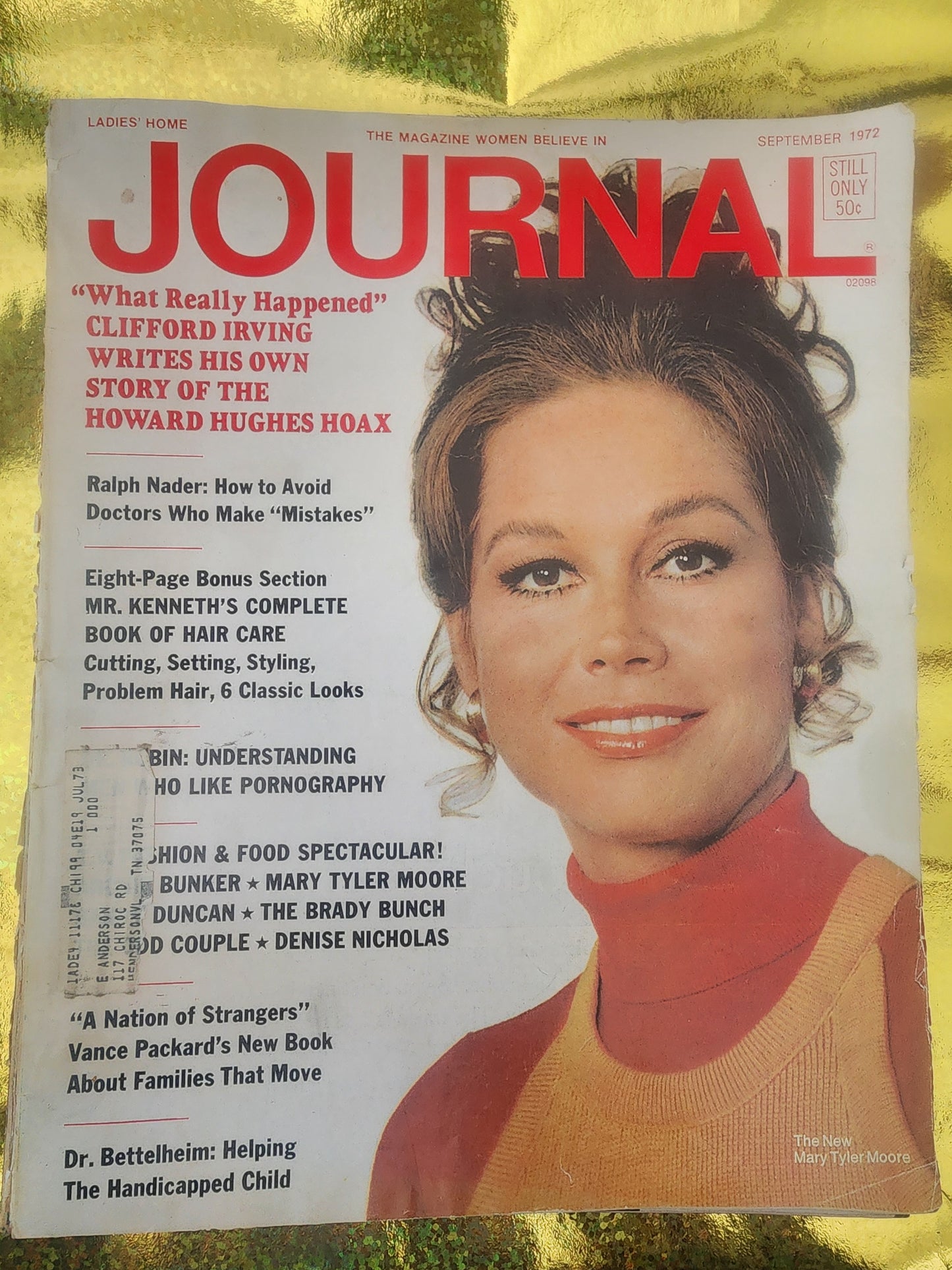 SEPT 1972 LADIES HOME JOURNAL magazine -  GREAT ADS -  MARY TYLER MOORE