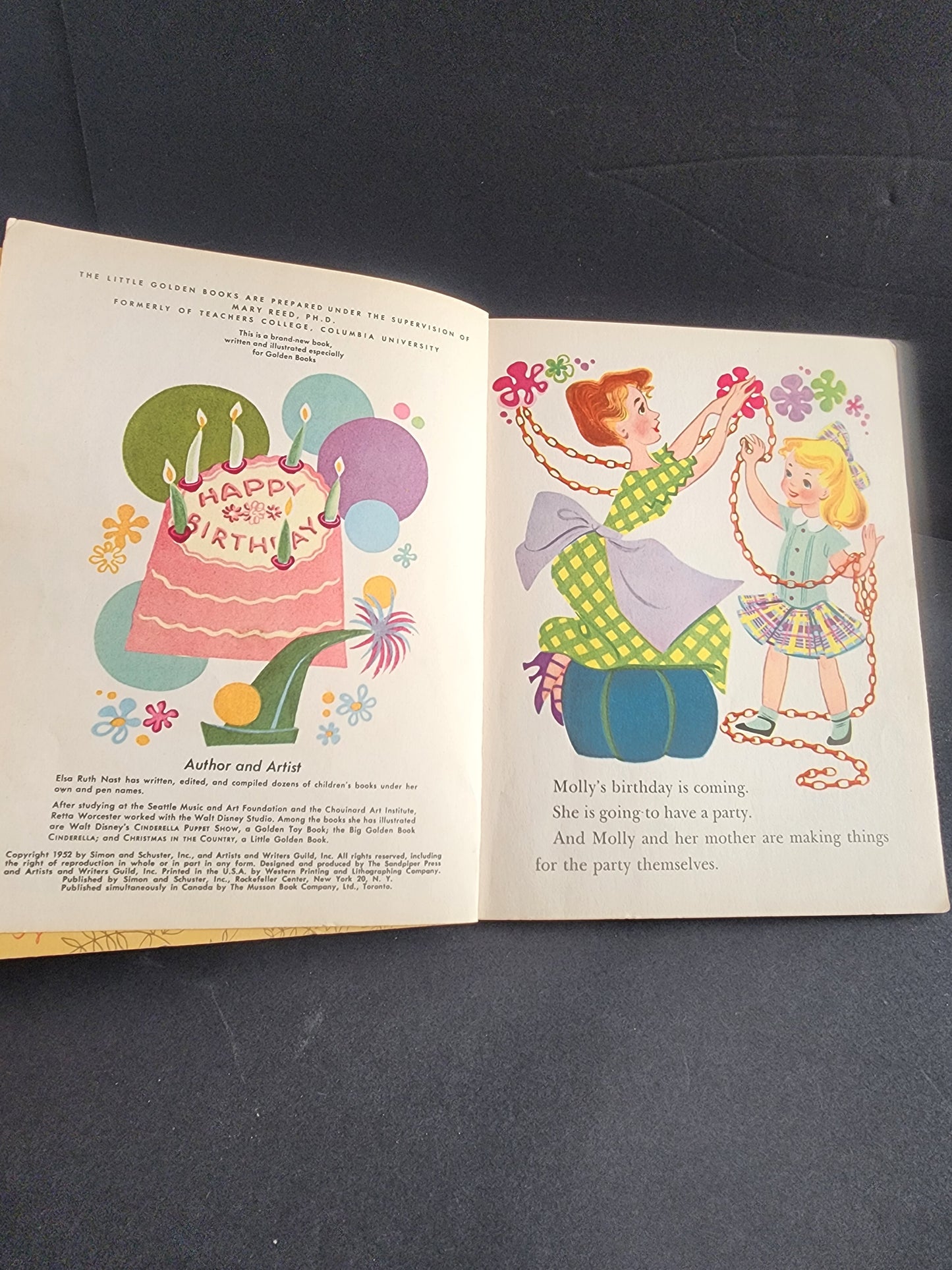 How to have a Happy Birthday A Party Cut-Out Book by Elsa Ruth Nast.