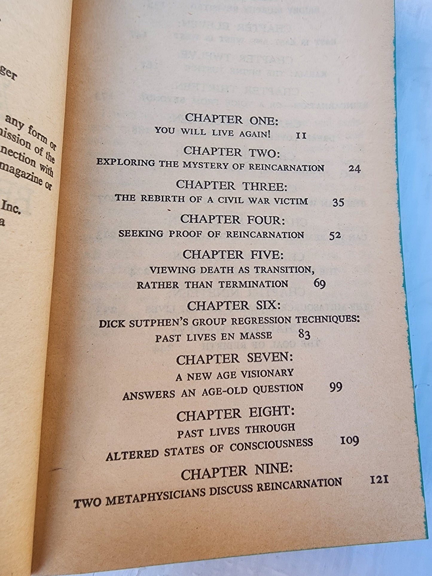 You Will Live Again: Dramatic Case Histories of Reincarnation Book by Brad Steig