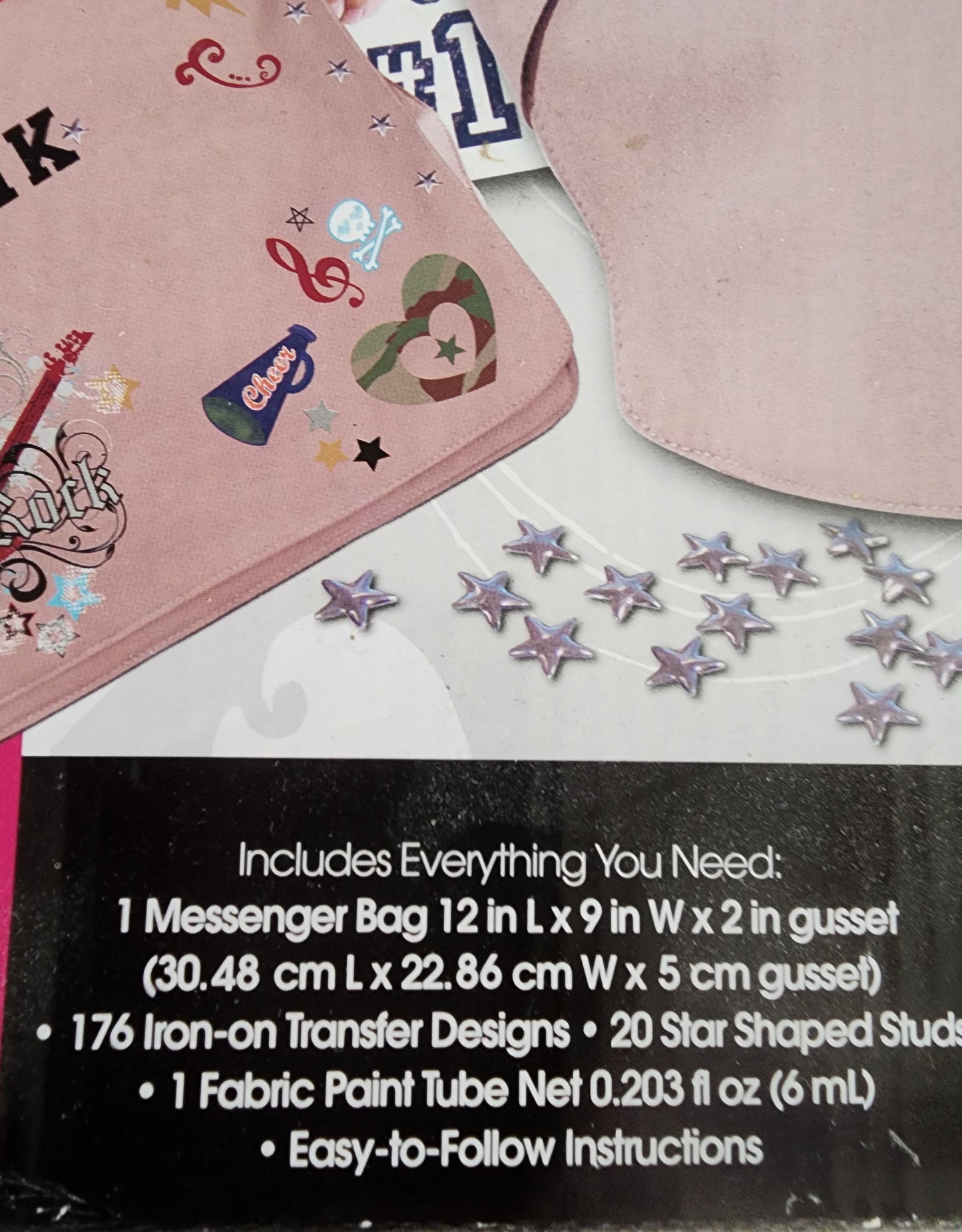 Next Style Fashion Art Hip Messenger Bag - Design Your Own New craft kit new open box