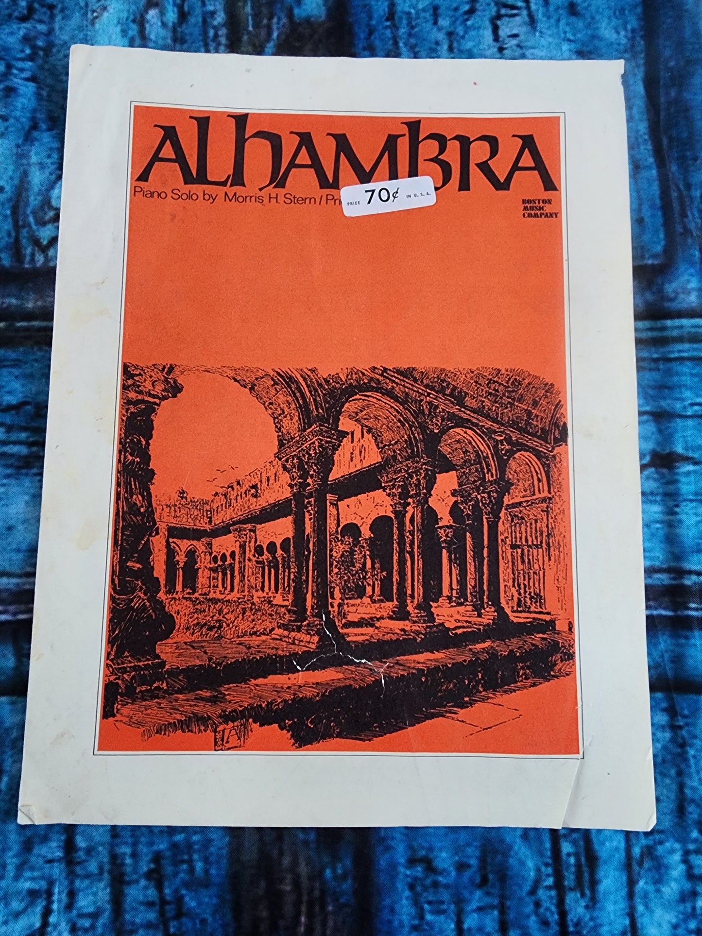 Alhambra piano solo book by Morris H. Stern 1968