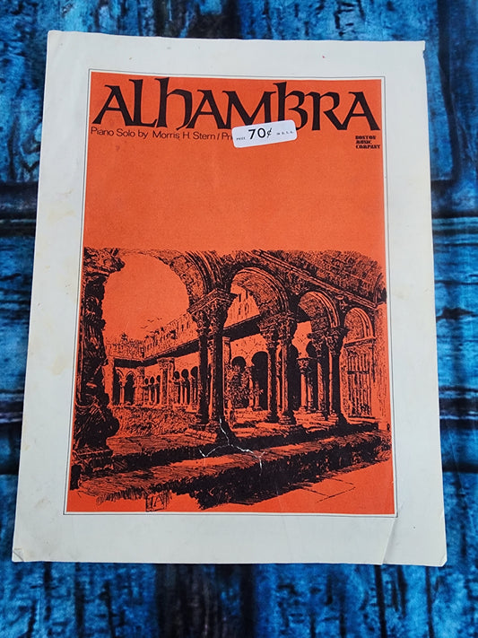 Alhambra piano solo book by Morris H. Stern 1968