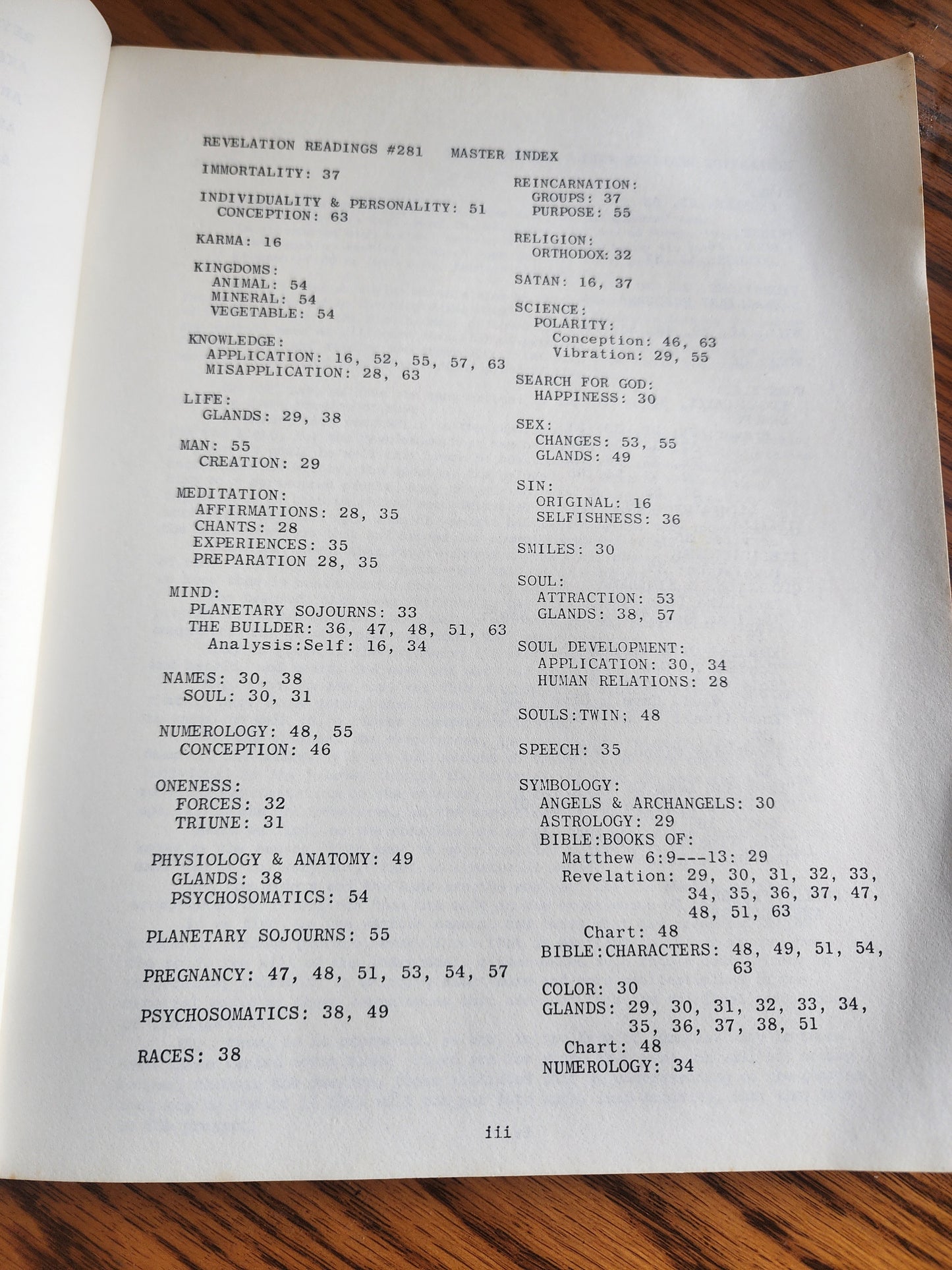 The Revelation: Commentary on Twenty-four Psychic Discourses Edgar Cayce 1969