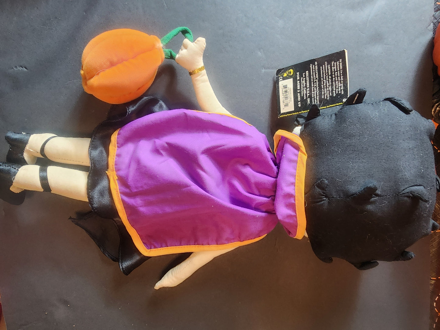 Betty Boop Mask Betty 16" Plush Doll Halloween Kellytoy Trick-or-Treat