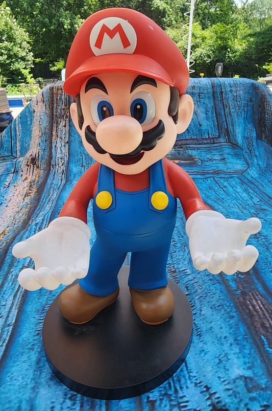 Mario Super Mario 12" Figure Statue NINTENDO DS HOLDER  2011.
