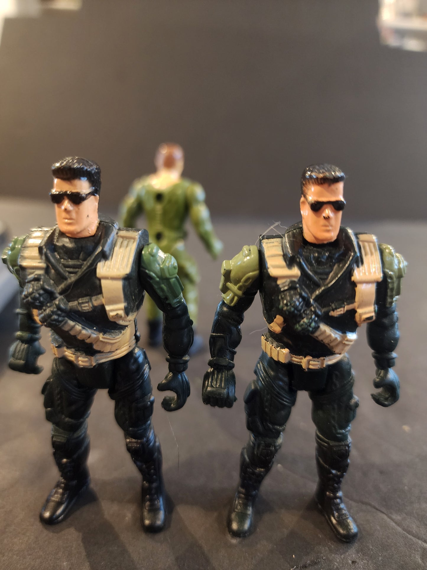 Vintage Chap Mei Soldier Force Action Figures - 3.75" Military Squad (Set of 3)