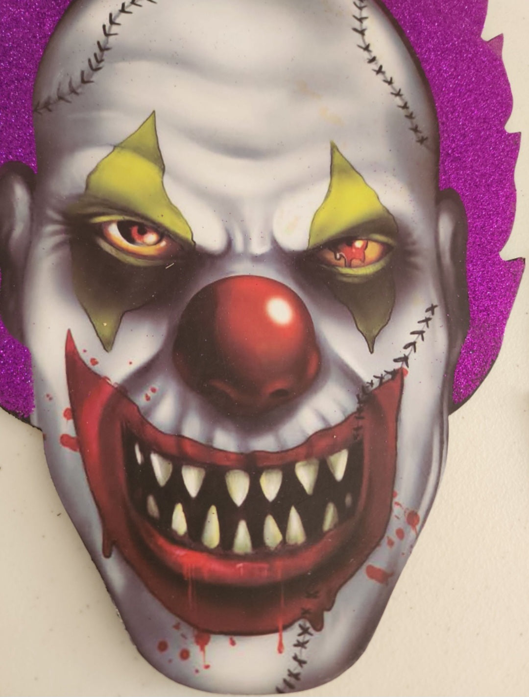 Creepy Carnival Clown Decoration for Halloween