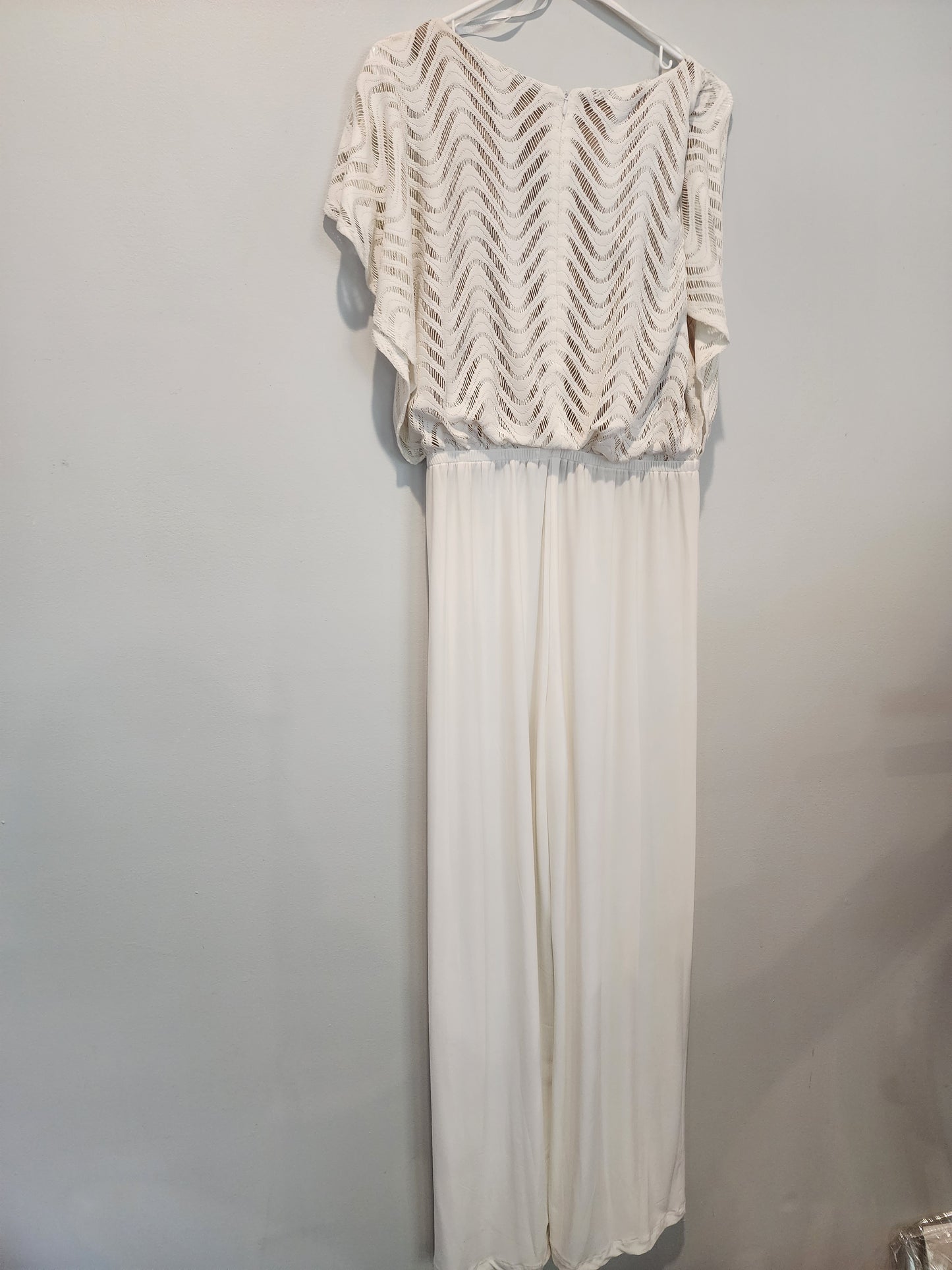 Emma & Michele Pants Jumpsuit For Women M Ivory