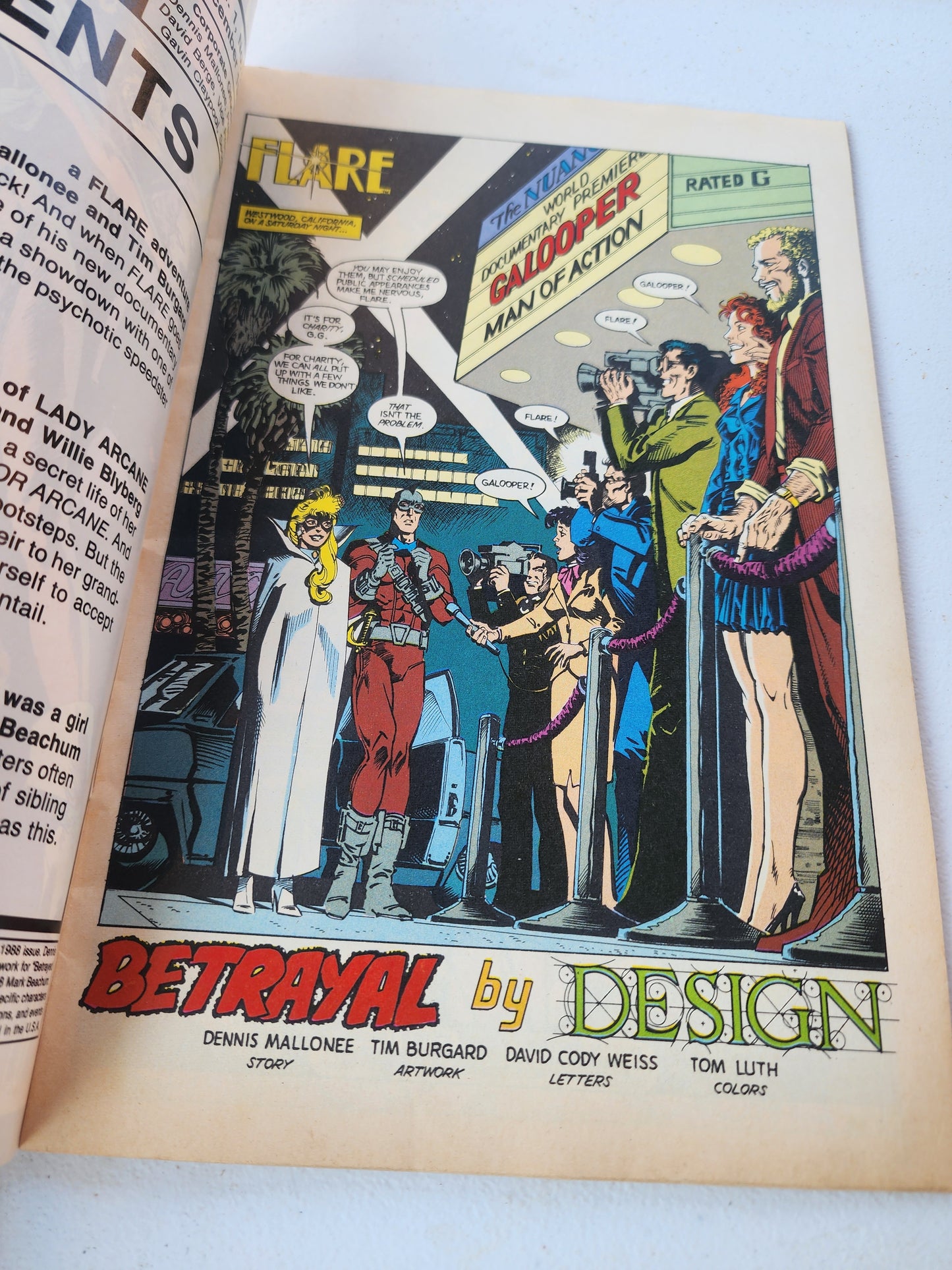 Flare #2 published by Hero Comics in 1988! A fantastic Copper Age indie superhero