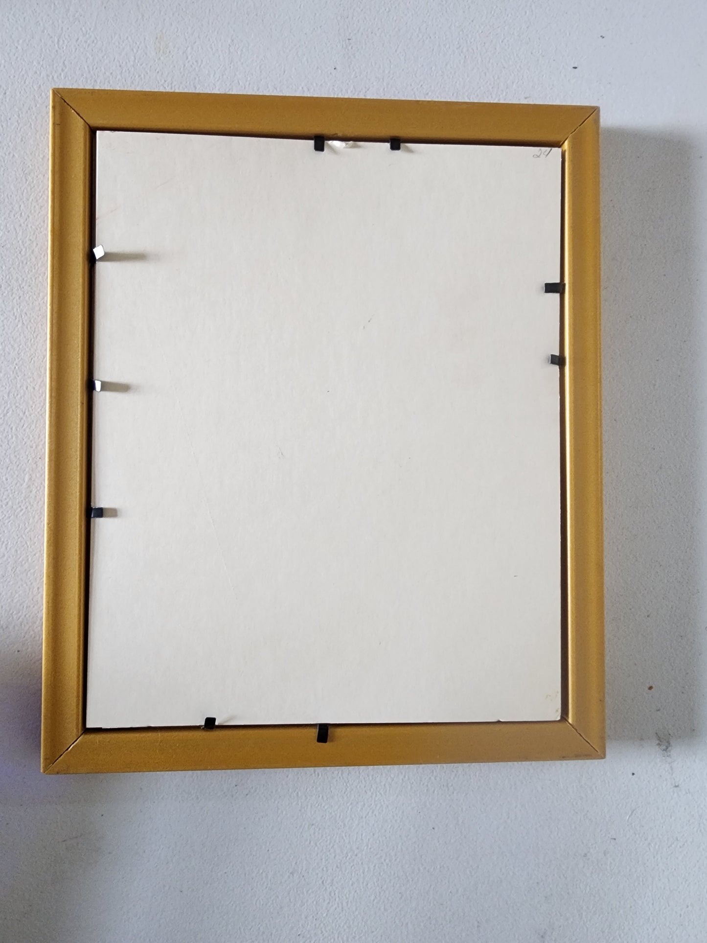 Gold Framed Print of boy and his dog, Pals 11.50" T x 9.15" w Bathing Beauties