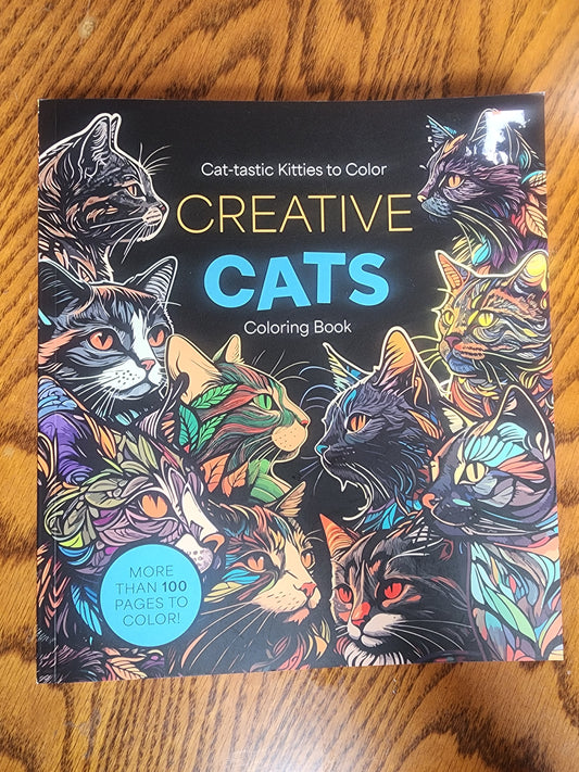 Creative Cats Coloring Book: Cat-tastic Kitties to Color". 100+ pages to color