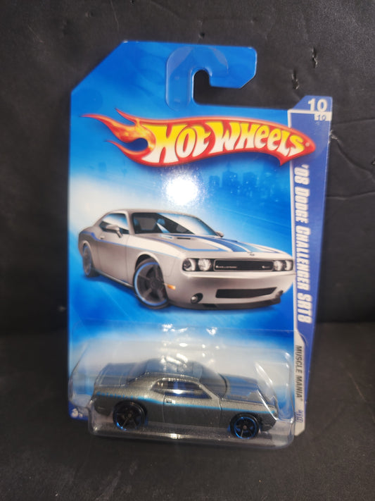 Hot Wheels 2009 MUSCLE MANIA 10/10 ‘08 DODGE CHALLENGER SRT8 Gray NEW IN Package.