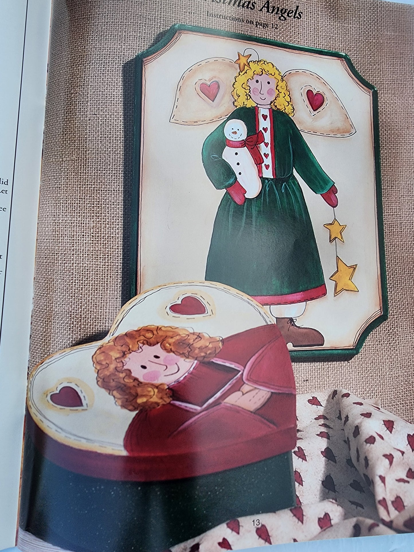 Painting For Christmas Homespun Holidays 19 Designs by Plaid craft paint book