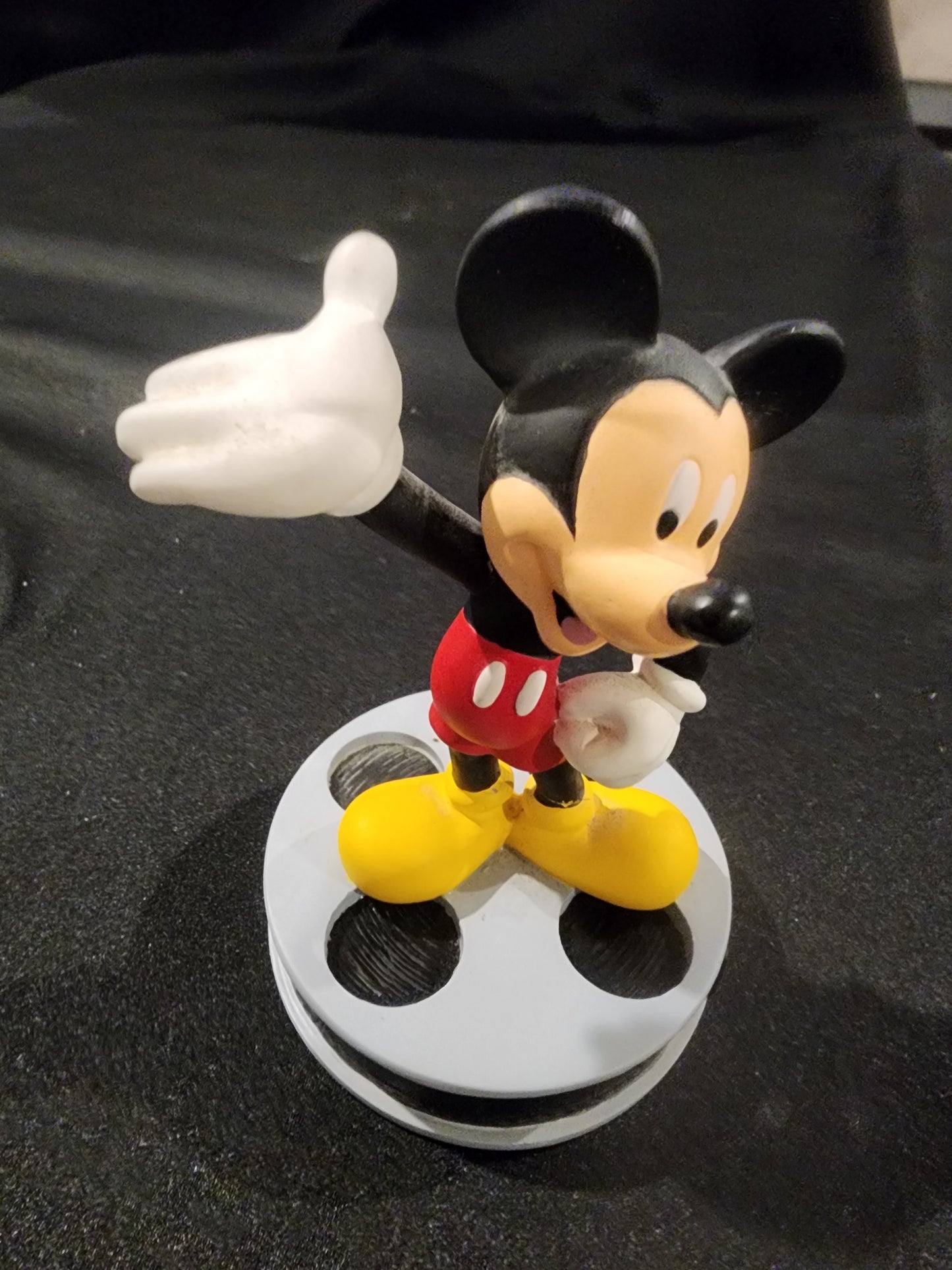 Disney Mickey Mouse on Movie Film Reel Statue Figurine 1999 Applause