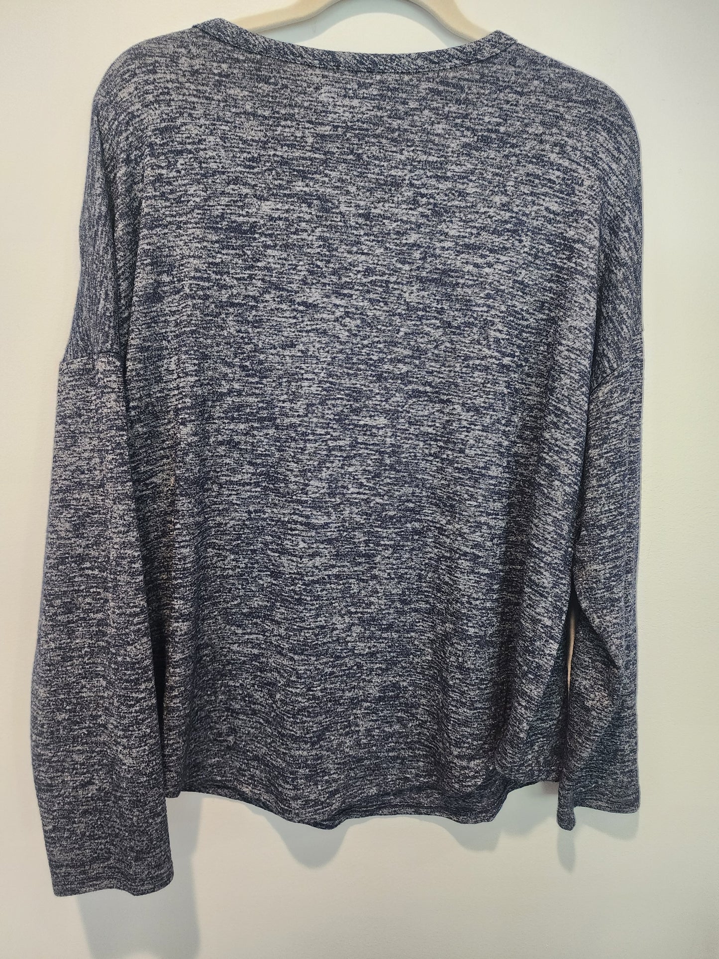 Time & Tru Women's long sleeve Shirt 2xl heather black