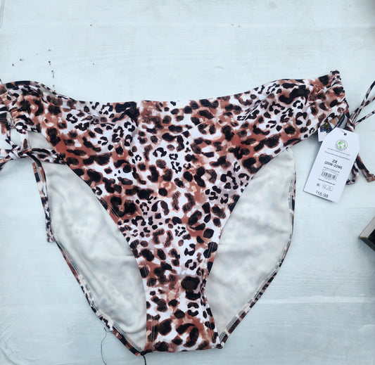 New leopard Bikini Bottoms 2X  20W -  22W