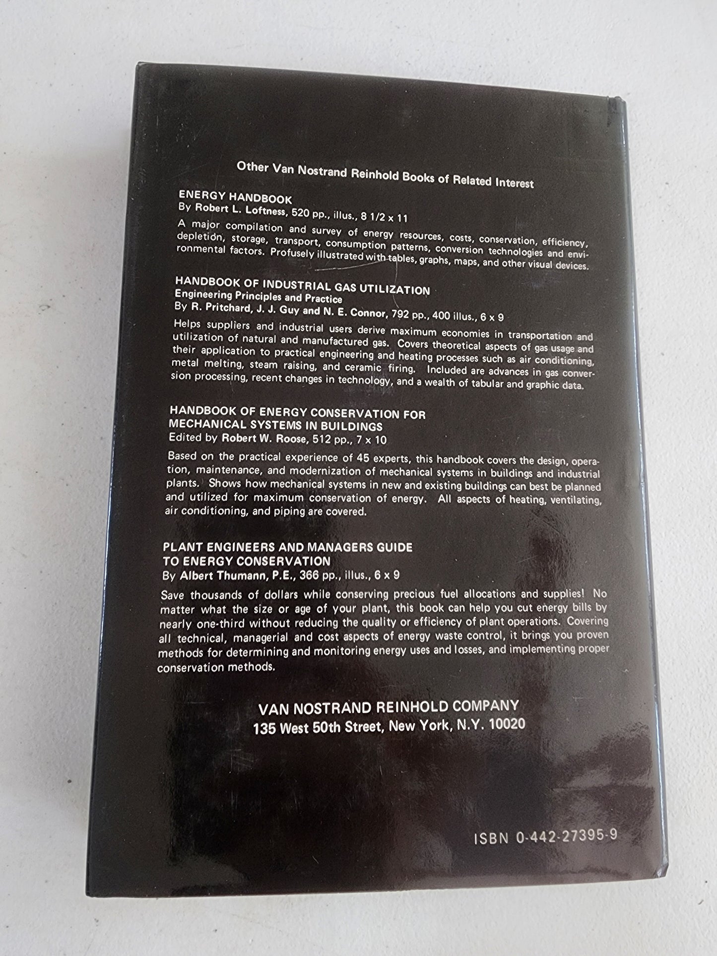 Vintage Energy Dictionary by Hunt, V. Daniel Hardback book 1979