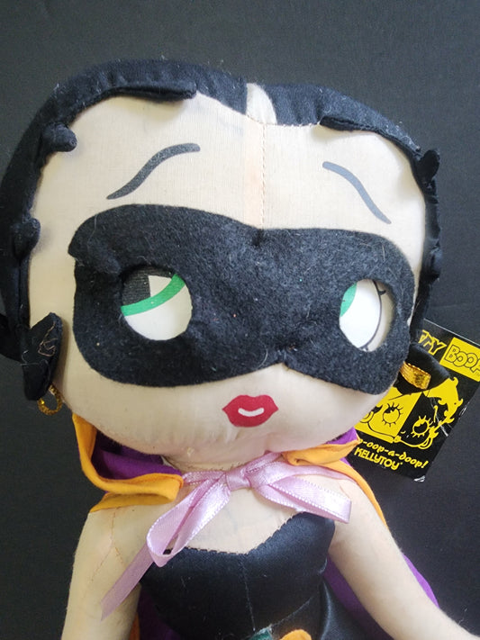Betty Boop Mask Betty 16" Plush Doll Halloween Kellytoy Trick-or-Treat