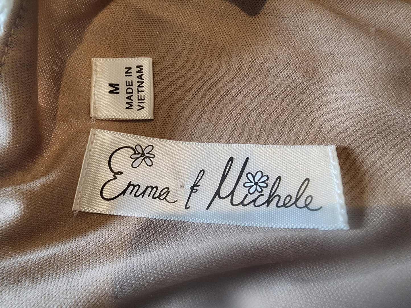 Emma & Michele Pants Jumpsuit For Women M Ivory