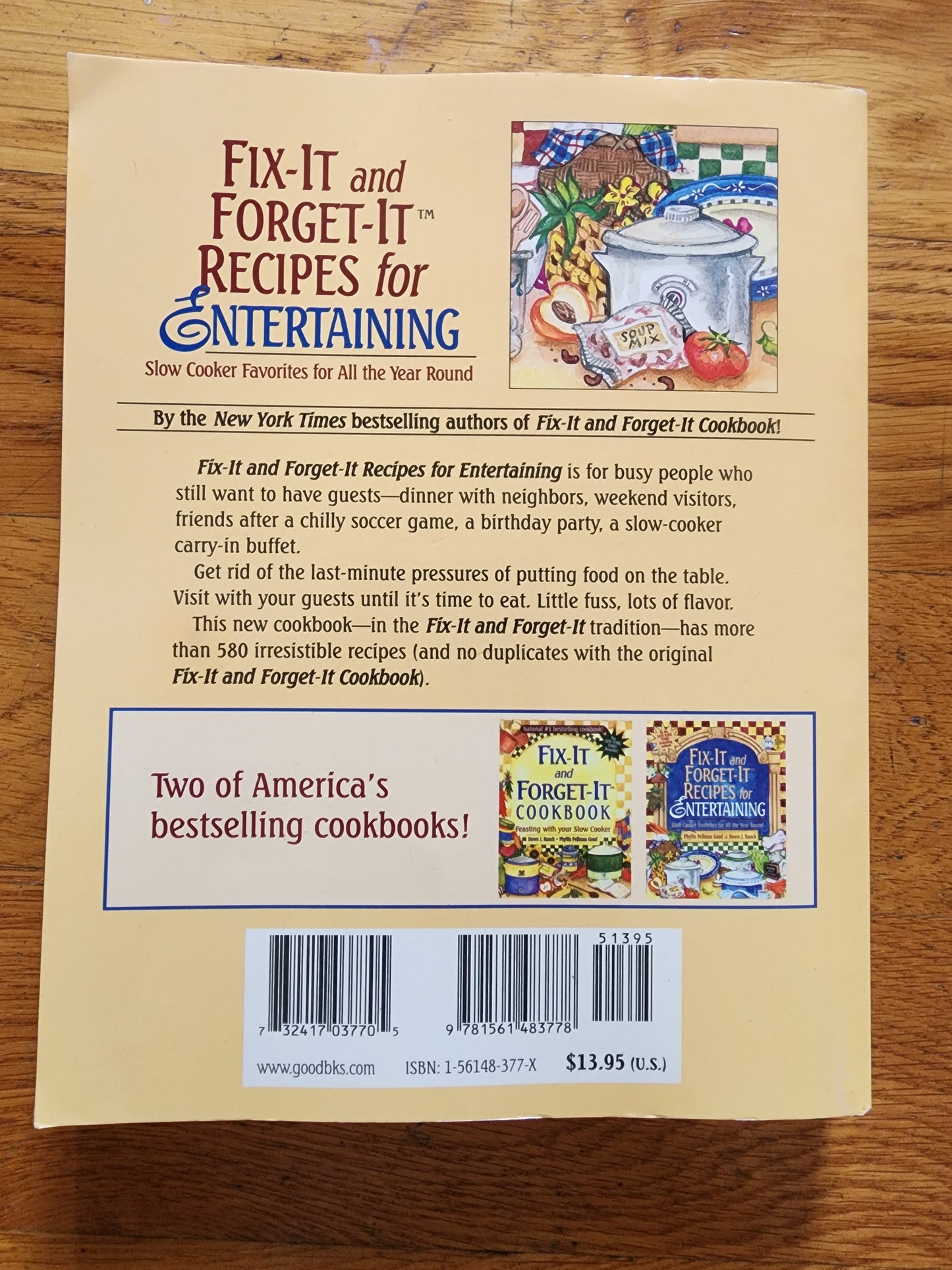 Fix-It and Forget-It Recipes for Entertaining: Slow Cooker cookbook recipes