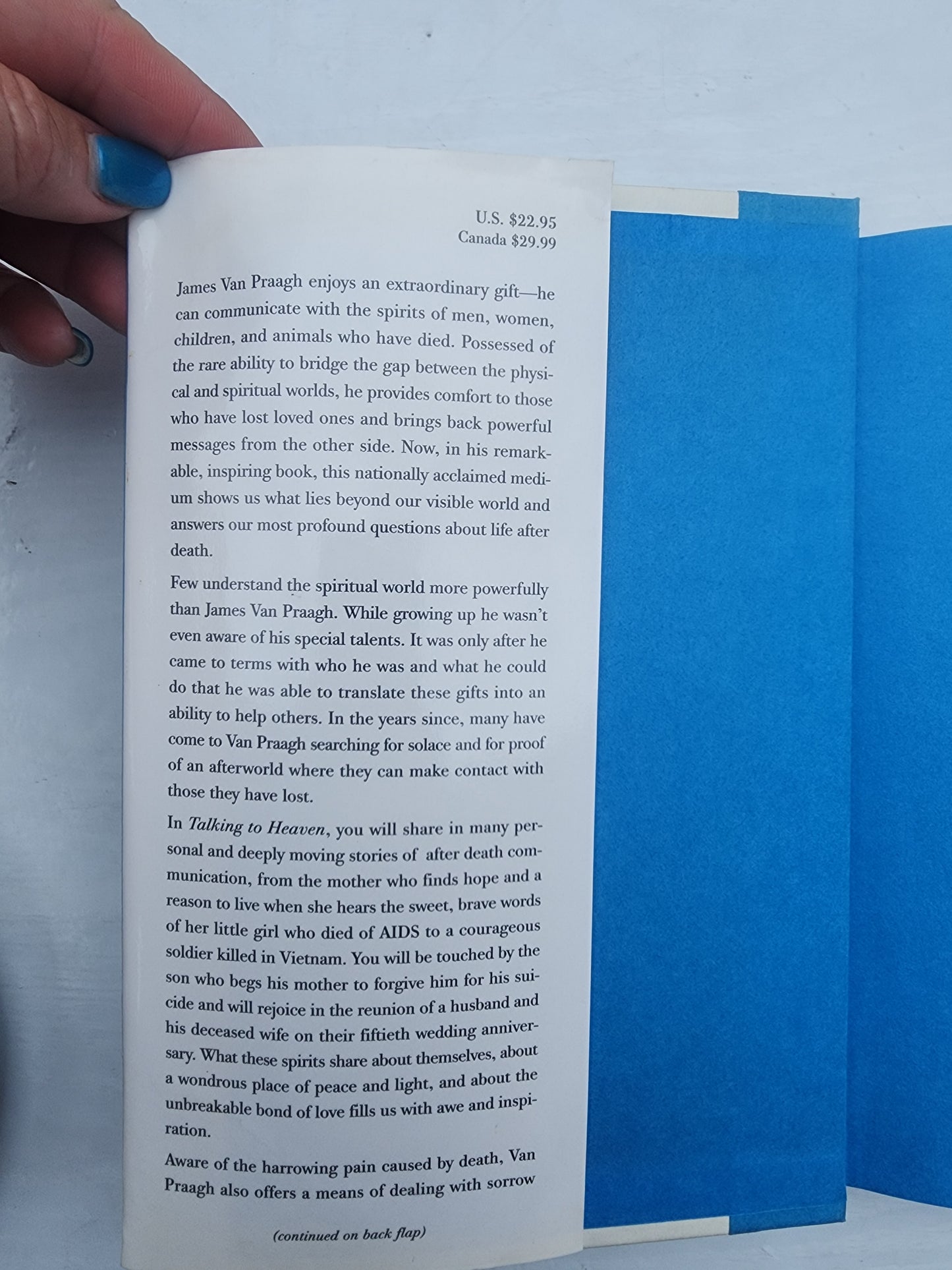 Talking to Heaven A mediums message of life after Death by James Van Praagh