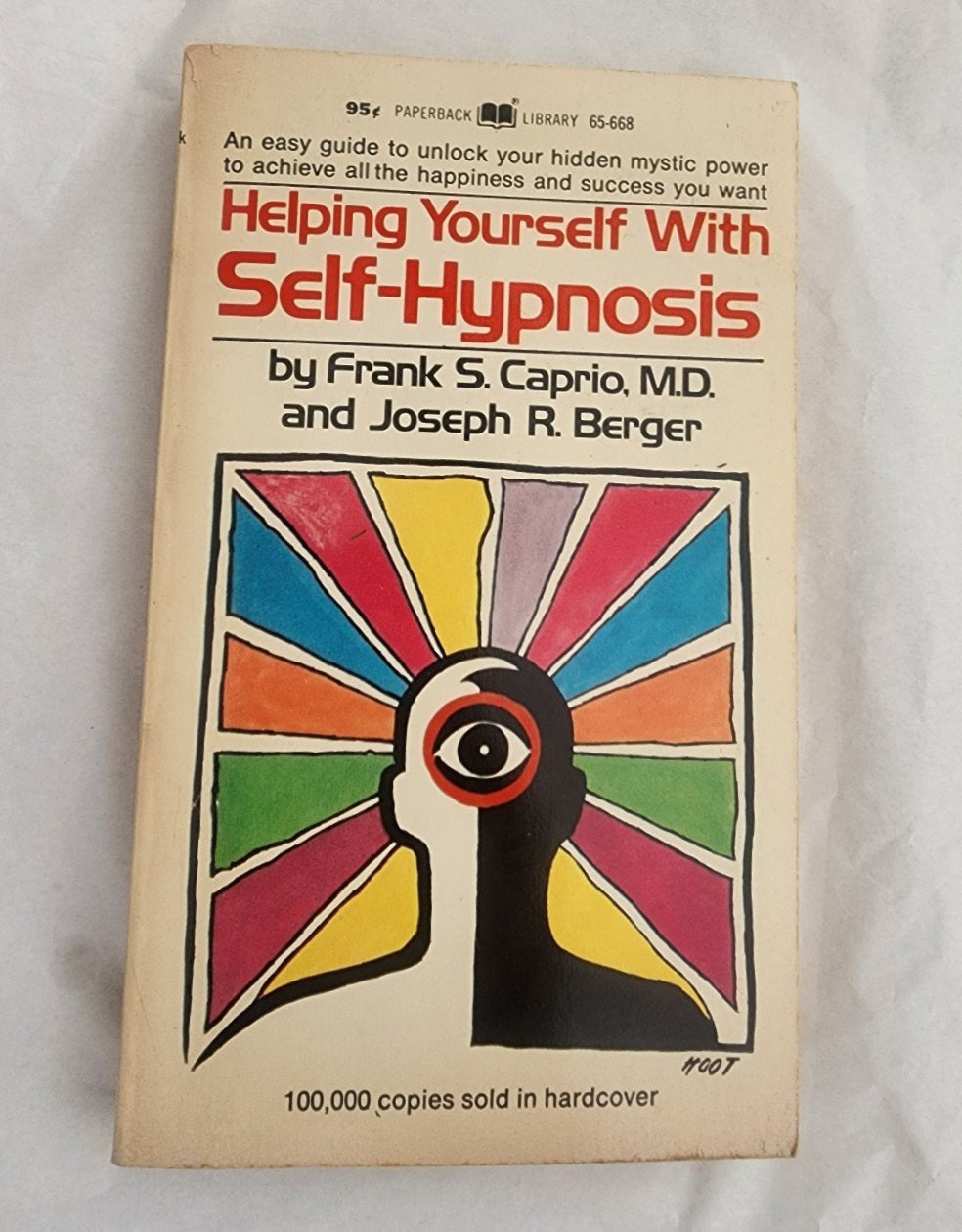 Helping Yourself with Self-Hypnosis pb book by Frank s. Caprio 1971