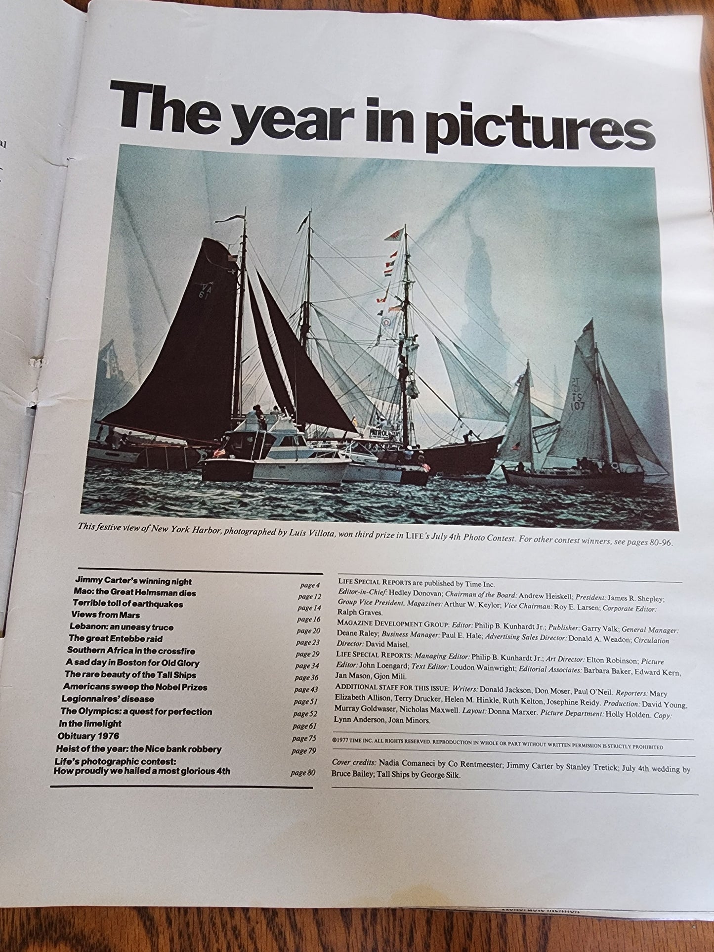 LIFE  Year in Pictures Winter 1977 featuring Jimmy carter