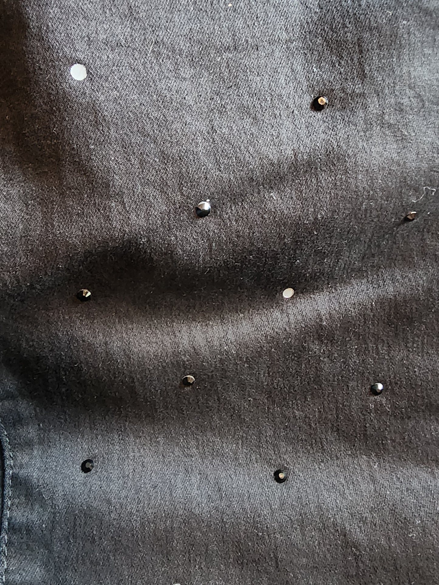 Women's Black Jeans with embellished studs on front by Boston Proper size 8.